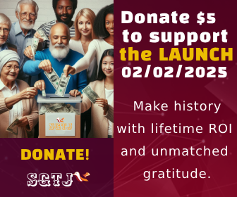 Donate $5 to support the launch of SGTJ with lifetime honor and unmatched gratitude.